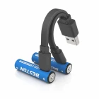 2 Adet AAA USB Type C Şarj Edilebilir Lityum İyon Pil 1.5V 660mWh Kapasite Şarjlı Pil