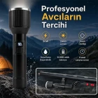 2400 Lümen 30W Profesyonel Zoomlu El Feneri Uzun Menzilli TFK Feneri