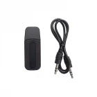 Araç İçi Kablosuz Aux Bluetooth Kiti USB 3.5mm Jack Bluetooth Receiver Aux Kablo Wireless Araç Kiti Kablosuz Kit BT-13