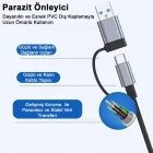 8 In 1 Usb Çoklayıcı Type-C USB 2.0-3.0 Audio 3.5 Tf Sd Çevirici Adaptör Çok Portlu Çoklayıcı USB Hub