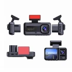 MPIA 1080P Full Hd 3 Kameralı Wifi Özellikli Telefondan İzleme Arka Park Kamerası Sensörlü Lcd Ekranlı Araç Kamerası