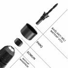 16 Parça Buat Açma Seti Panç Seti Yuvarlak Delik Açma Seti Ahşap Panç Seti