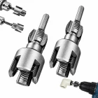 2 Li Set İç ve Dış Plastik Boru Diş Açma Seti 1/2 ve 3/4 İnç Borularla Uyumlu PVC Boru Diş Açma Aparatı