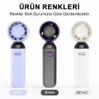 Katlanır El Tipi Turbo Fan Serinletici Vantilatör 100 Kademeli El Fanı Soğutucu Vantilatör