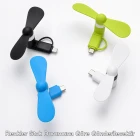 Telefon ve Powerbank Uyumlu Type C ve Lightning Başlıklı Mini Serinletici Vantilatör Mini Fan