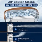 Işıklı 600 ml 5 Spreyli Vantilatör Buzlu Buharlı Mini Klima Mini Fan