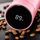 Pembe Dijital Sıcaklık Göstergeli Termos 500 ml