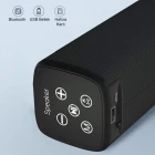 Extra Bass Rgb Led Işıklı Fm Radyolu Kablosuz Bluetooth Hoparlör Dik Duruş Özellikli