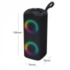 Extra Bass Rgb Led Işıklı Fm Radyolu Kablosuz Bluetooth Hoparlör Dik Duruş Özellikli