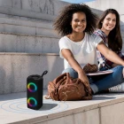 Extra Bass Rgb Led Işıklı Fm Radyolu Kablosuz Bluetooth Hoparlör Dik Duruş Özellikli