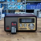 Retro Ahşap Bluetooth Hoparlör Radyo Profesyonel Stereo Ses TWS Mp3 Çalar FM USB TF Aux Girişlli