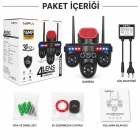 MPIA GORO Premium Wifi Özellikli 16MP 4 Kameralı 5 Görüntülü 3 PTZ li Renkli Gece Görüşlü Güvenlik Kamerası