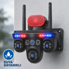 MPIA GORO Premium Wifi Özellikli 16MP 4 Kameralı 5 Görüntülü 3 PTZ li Renkli Gece Görüşlü Güvenlik Kamerası