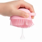 Silikon Banyo Duş Jeli Kesesi Hazneli Şampuan Peeling Vücut Masaj Fırçası