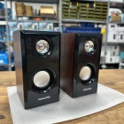 Ahşap Desen Usb Hoparlör Subwoofer 1 + 1 Pc Ses Sistemi C-8003 Bilgisayar Hoparlörü
