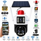 O-Kam Pro 6010W Solar Güneş Enerjili Wifi Özellikli 10X Zoom 3 Kameralı 360 Dönebilen Kablosuz Kamera Sesli Görüşme Renkli Gece Görüşü