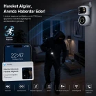 O-Kam Pro Ultra HD Wifi Özellikli Güvenlik Kamerası Bebek Kamerası Siren Gece Görüşü Hareket Takip Sesli Görüşme