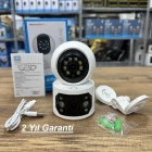 O-Kam Pro Ultra HD Wifi Özellikli Güvenlik Kamerası Bebek Kamerası Siren Gece Görüşü Hareket Takip Sesli Görüşme