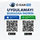 O-Kam Pro 4G SIM Kartlı 1 Yıl İnternet Hediyeli 9MP 3 Kameralı Güneş Enerjili Gece Görüşlü Güvenlik Kamerası