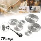 7 Parça Mini Testere Bıçak Ahşap Alüminyum Kesici