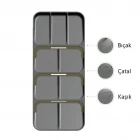 9 Bölmeli Çekmece Kaşıklık