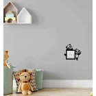 Ahşap Dekoratif Priz Kenarı Süsü Pandalı