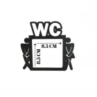 Ahşap Dekoratif Priz Kenarı Süsü Wc