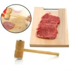 Ahşap İki Taraflı Paslanmaz Et Dövme Çekici