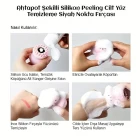 Ahtapot Şekilli Silikon Peeling Cilt Yüz Temizleme Fırçası Siyah Nokta Fırçası