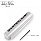 Alüminyum Kasa Çevirmeli Araç İçi Park Telefon Numaratörü