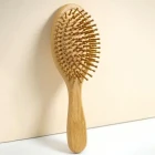 Bambu Dişli Saç Fırçası Bambu Saç Tarağı