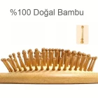 Bambu Dişli Saç Fırçası Bambu Saç Tarağı