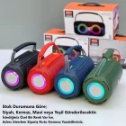 Bluetooth Led Işıklı Speaker Hoparlör DJ Des Kalitesi Type C Usb Aux Tf ET311