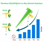 Çiçek Sulama Damlama Sistemi 4 Adet