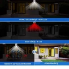 Çift Kameralı 360 Dönebilen Kablosuz Wifi Ip Kamera 1080P Full HD Renkli Gece Görüşlü Su Geçirmez Sesli Görüşme Hareket Takip