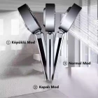 Çift Taraflı 3 Fonksiyonlu Duş Başlığı Köpüklü Su Özelliği