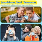 Cmr9 Çocuk Fotoğraf Makinesi 1080p Hd Mavi