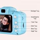 Cmr9 Çocuk Fotoğraf Makinesi 1080p Hd Mavi