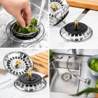 Çöpmak Süzgeç Mutfak Lavabo Sifon Gider Metal Tıpa Süzgeci 8 cm