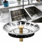 Çöpmak Süzgeç Mutfak Lavabo Sifon Gider Metal Tıpa Süzgeci 8 cm