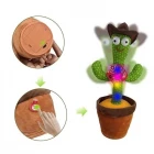 Dans Eden Konuşan Müzikli Kaktüs Oyuncak