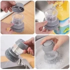 Deterjan Hazneli Bulaşık Fırçası Telli 2 Uçlu