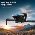 E99 V2 Katlanabilir 1080P Kameralı Drone Taşıma Çantalı Taklacı Tek Tuş Kalkış İniş Özellikli