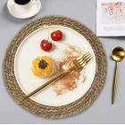 El Yapımı Lüx Örme Hasır Amerikan Servis Tekli