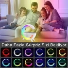 G Harfi Kablosuz Şarj Özellikli Rgb Ledli Temassız Şarjlı Bluetooth Hoparlör