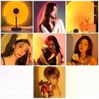 Gün Batımı Projektör Lambası Dekoratif Işık