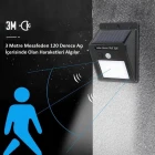 Haraket Sensörlü 20 Led Solar Bahçe Lambası