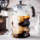 Isıya Dayanıklı Borosilikat Dört Halkalı Bardak