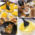 Isıya Dayanıklı Yanmaz Silikon Spatula Seti 6 Lı