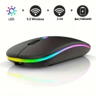 Kablosuz Fare Wireless Mouse 4 Tuşlu Sessiz Şarj Edilebilir Dpı Kontrol